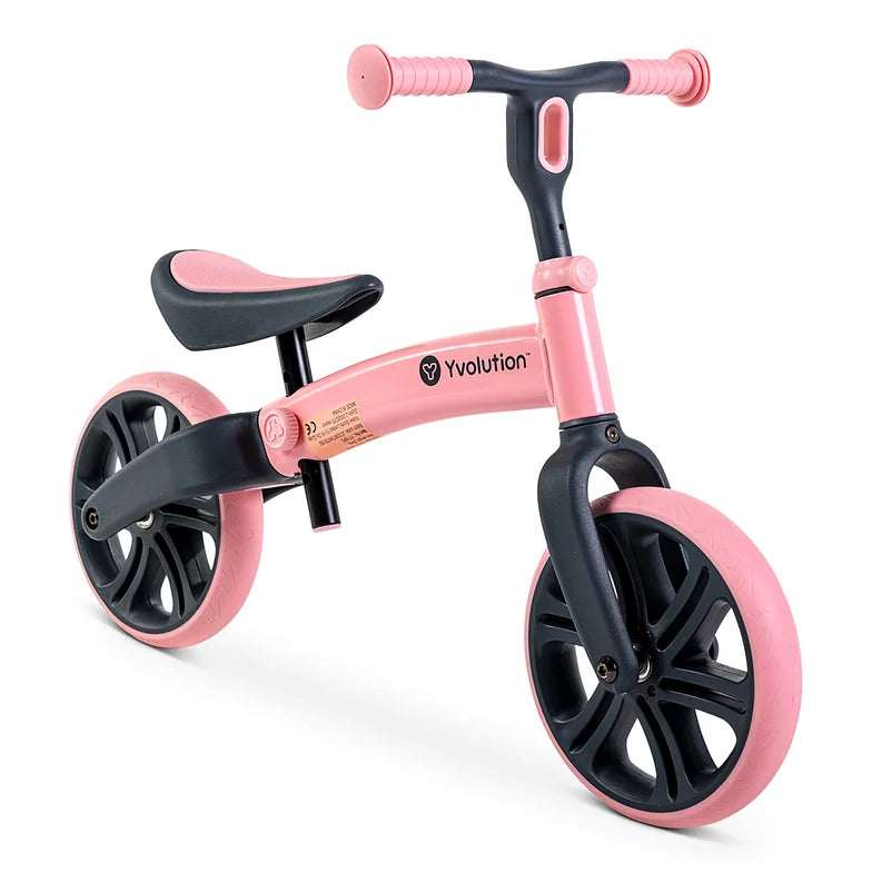 Yvolution Velo Junior Balance Bike - Pink