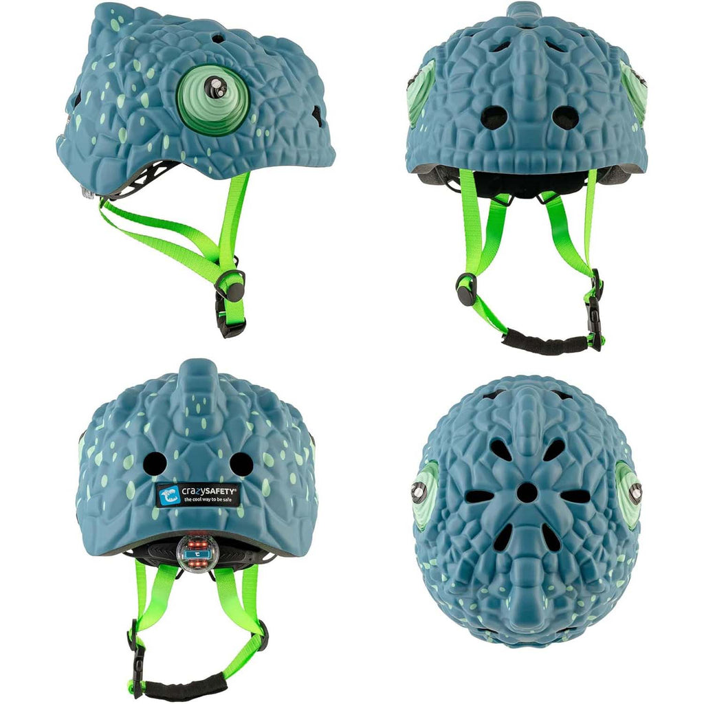 Crazy Safety Helmet Crazy Safety Animal Kids Helmet - Dark Blue Chameleon