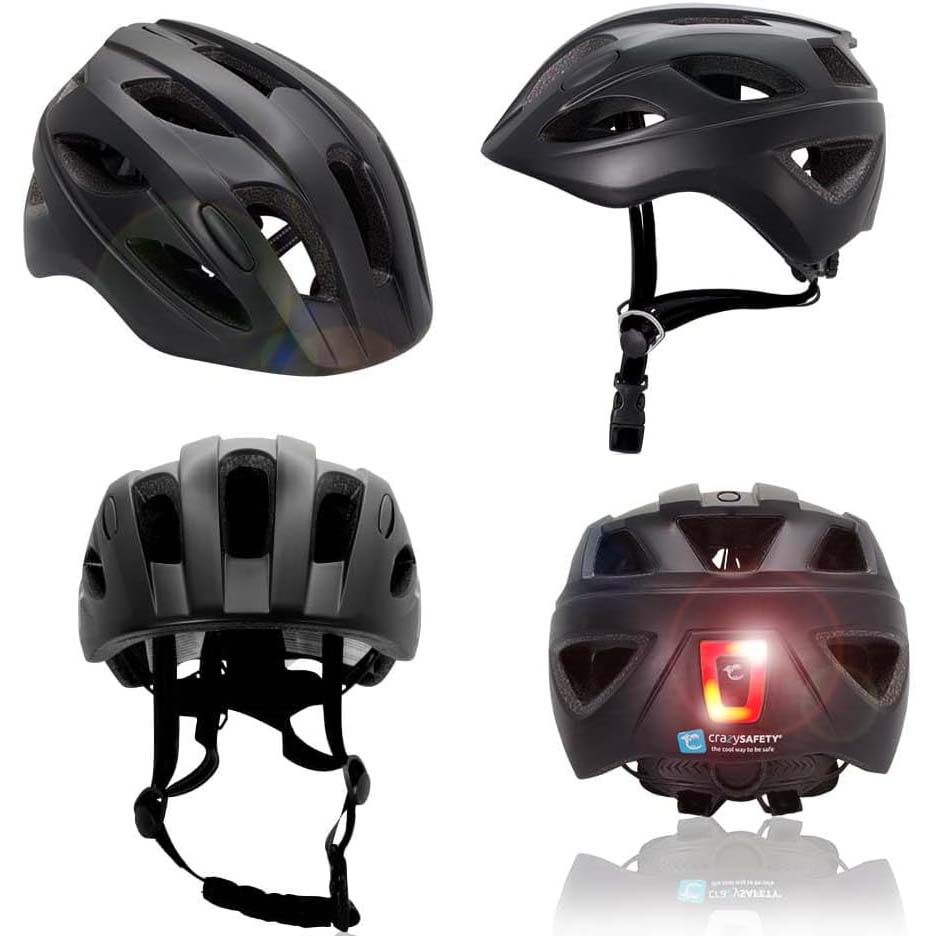 Crazy Safety Helmet Crazy Safety Kids Bike Helmet - S.W.A.T Black