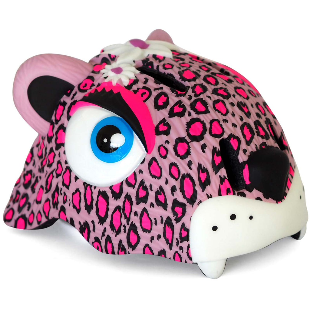 SWAG Distribution Bicycle Helmets Crazy Safety Animal Kids Helmet - Pink Leopard