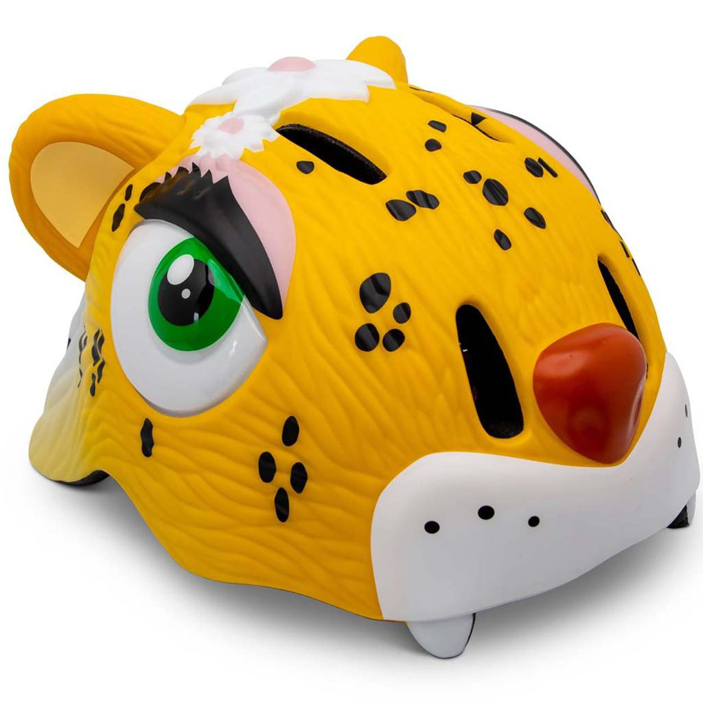 SWAG Distribution Bicycle Helmets Crazy Safety Animal Kids Helmet - Yellow Leopard