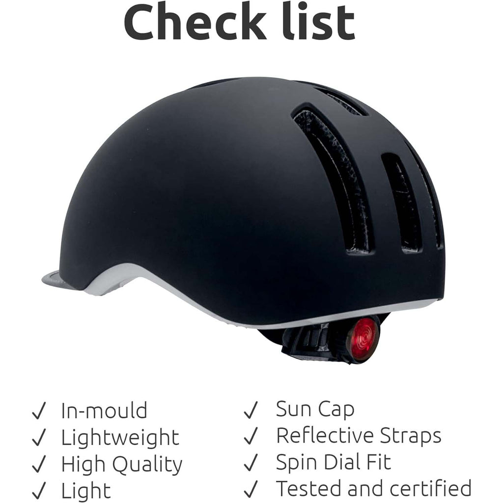 SWAG Distribution Helmet Crazy Safety Metro Helmet - Black