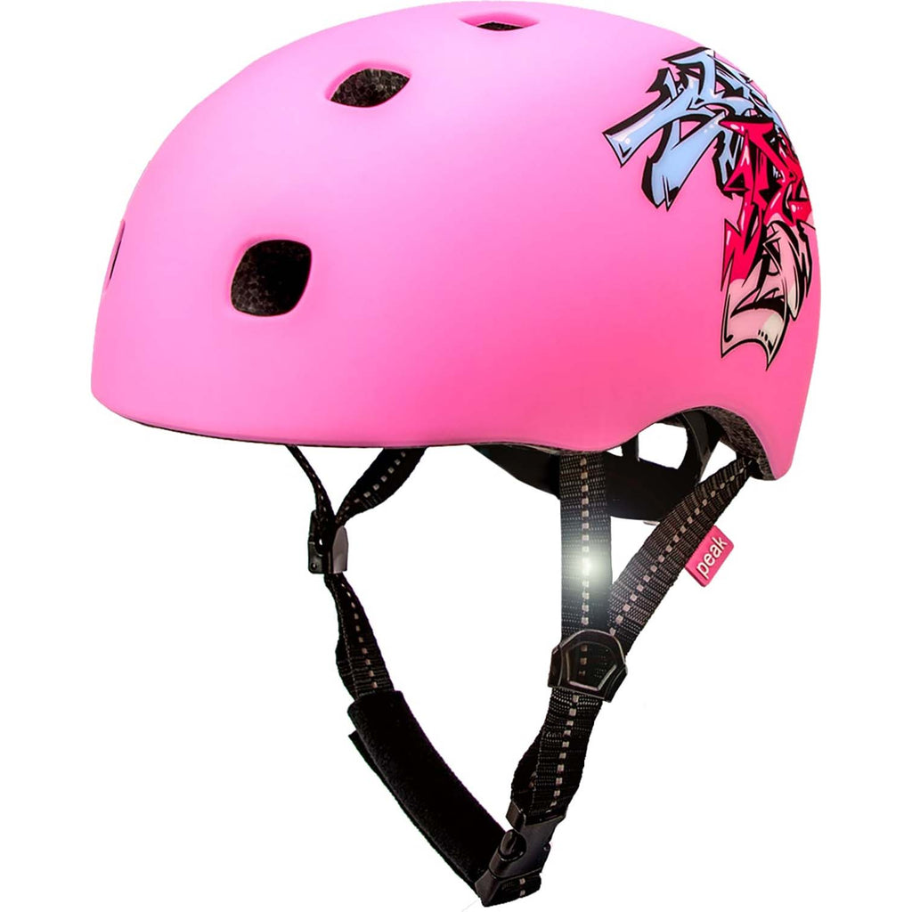 SWAG Distribution Helmet Crazy Safety Ramp Helmet - Pink Grafitti