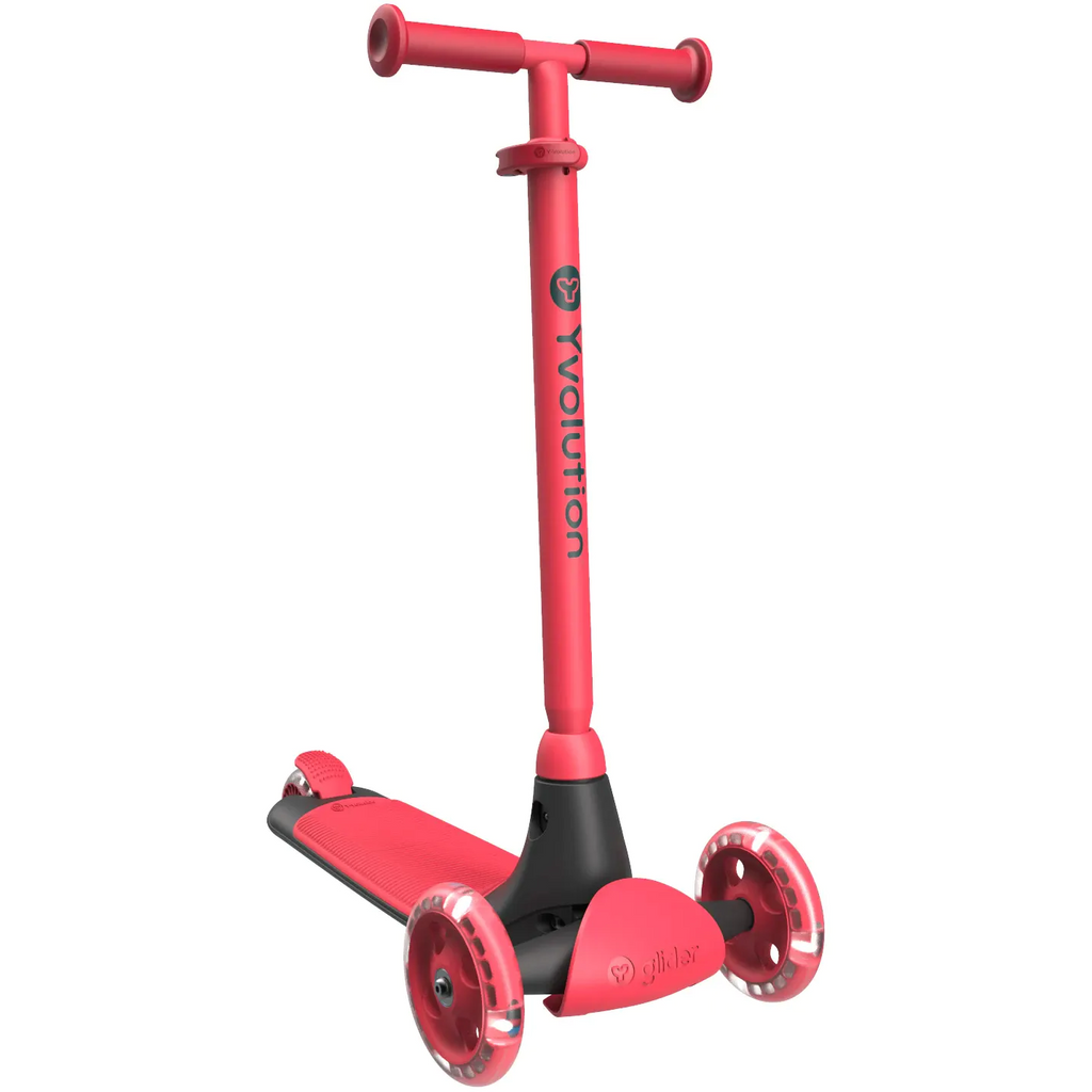 SWAG Distribution Riding Scooters Yvolution Y Glider Kiwi Complete Scooter - Red