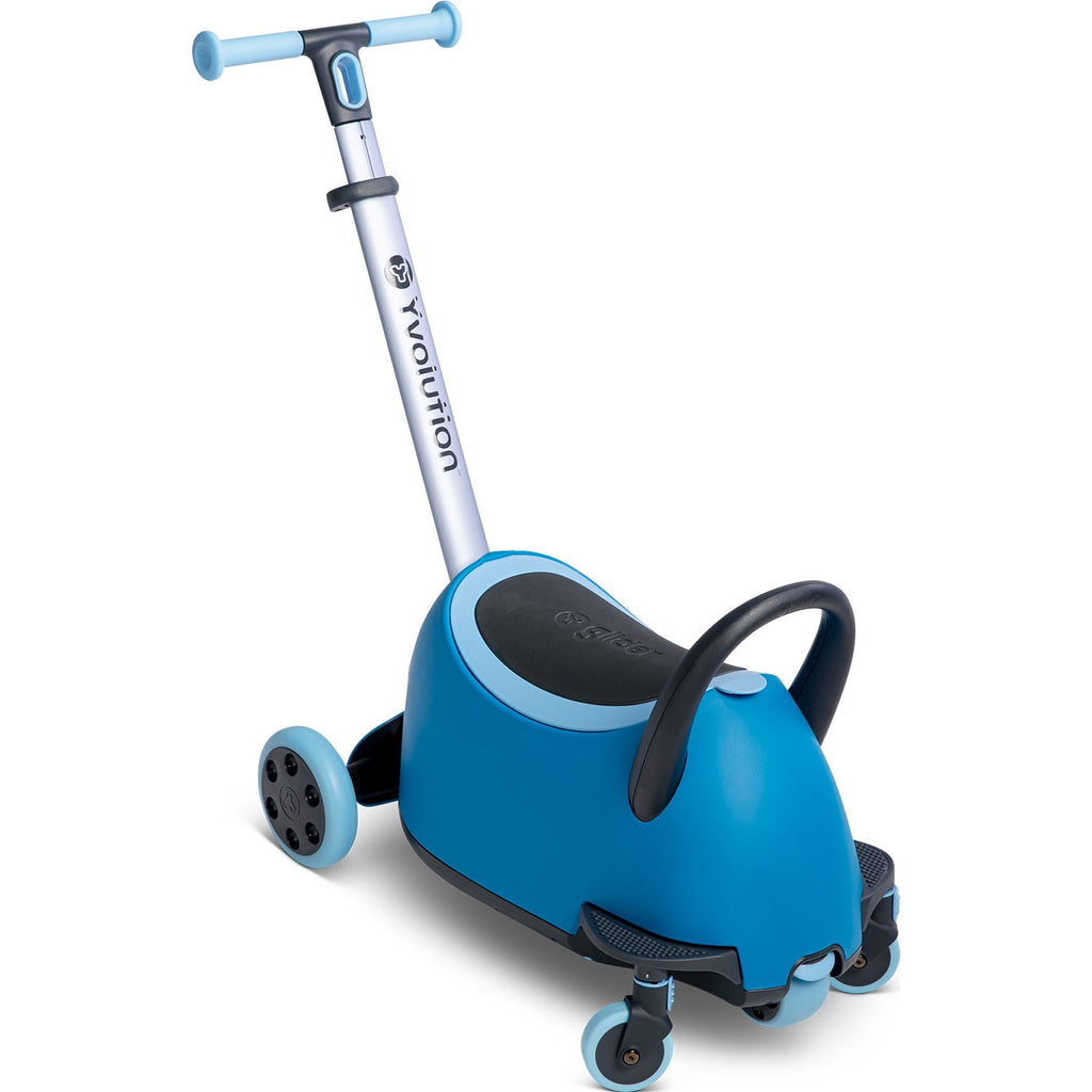 SWAG Distribution Riding Scooters Yvolution Y Glider Luna 5-in-1 Scooter - Blue