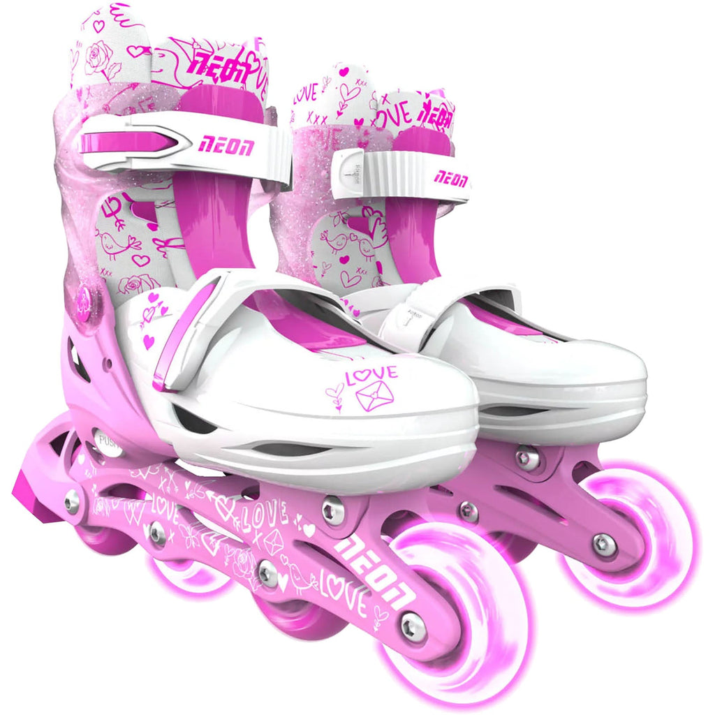 Yvolution Roller Skates Yvolution Neon Combo 2-In-1 Adjustable Roller Skates