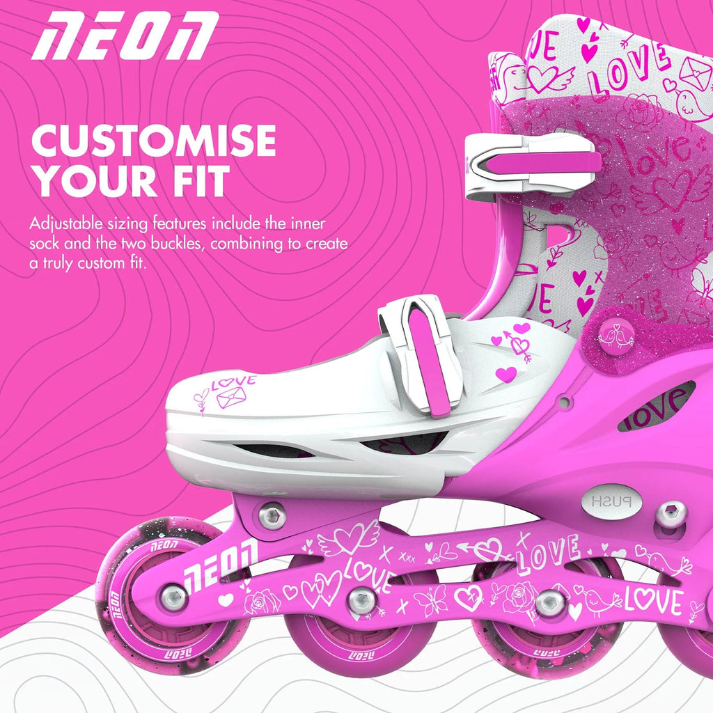 Yvolution Roller Skates Yvolution Neon Combo 2-In-1 Adjustable Roller Skates