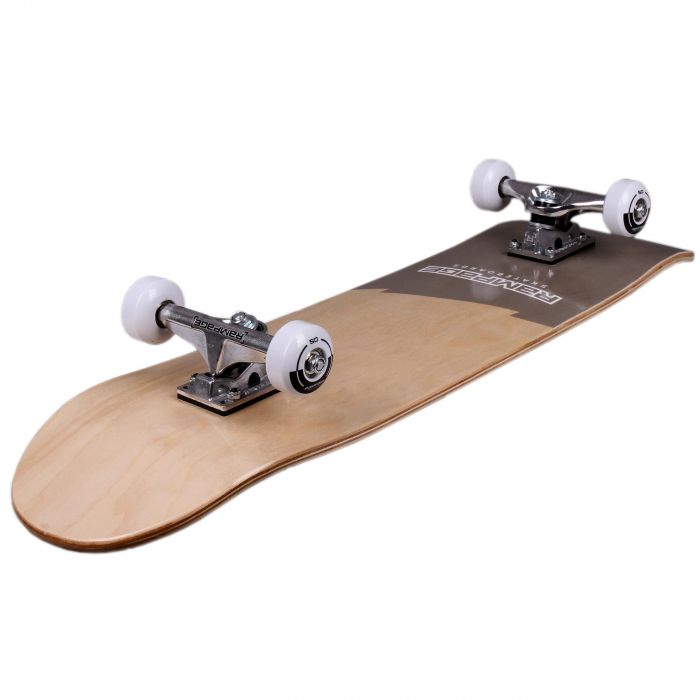 Rampage skateboard 8" Rampage Plain Third Complete Skateboard - Natural