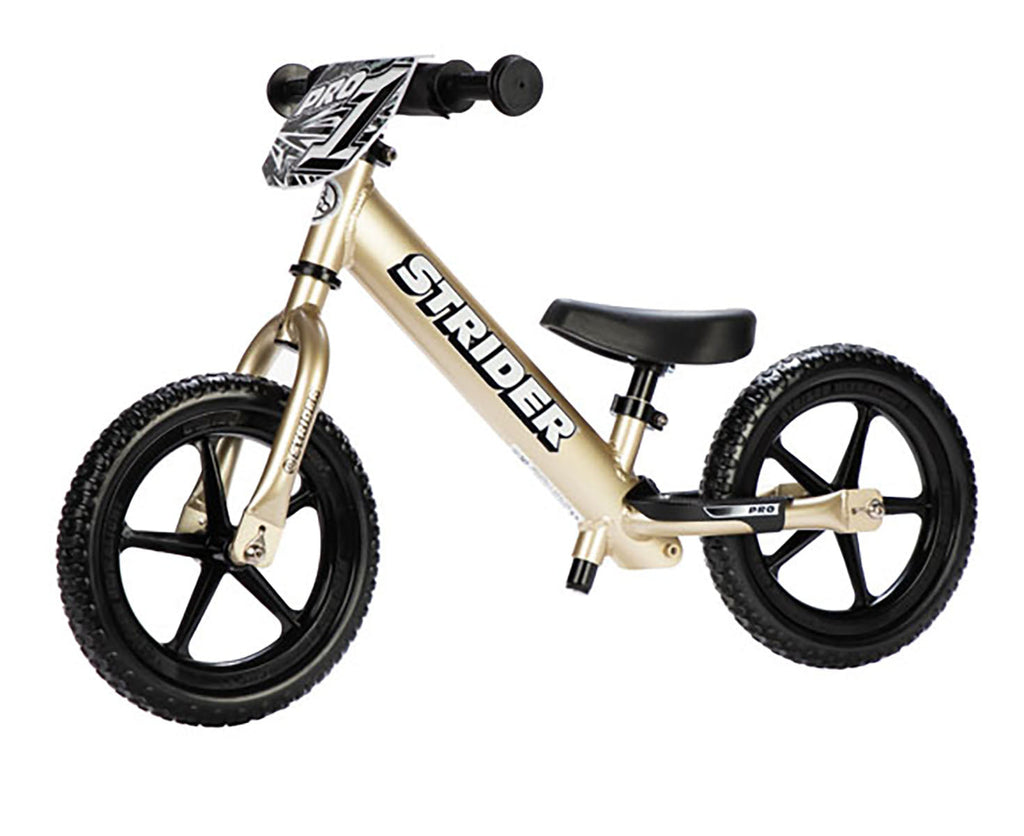 Strider Balance Bike Gold Strider Pro Balance Bike 12" - PACK OF 2